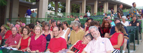 Sitting at the MUNY before the show