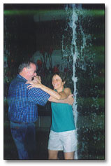 Dancing in the fountain