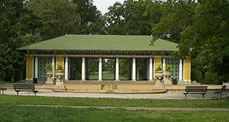 The Pool Pavilion in Tower Grove Park