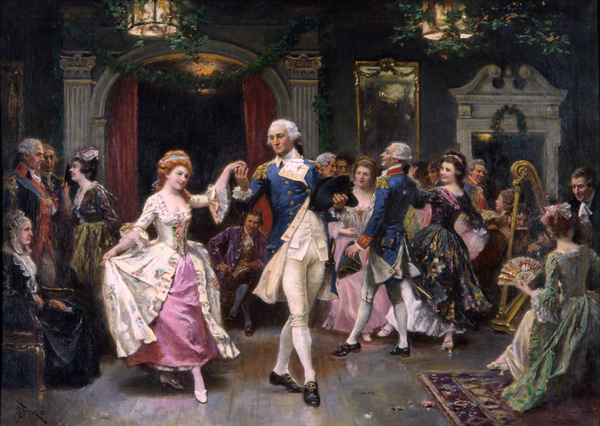 George Washington dancing