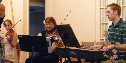 Aileen Murphy, Martha Edwards, and Bill Boyer as Ragged Robin