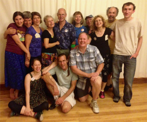 Dance Travelers at Dancing Rabbit, September 2013